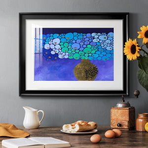 Blue Poppies II Premium Framed Print - Ready to Hang