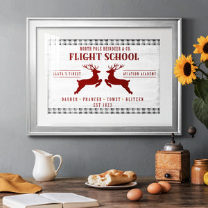 Flight School - Modern Framed Art Print