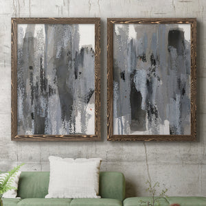 Loft Pastel III - Barnwood Framed Canvas Set