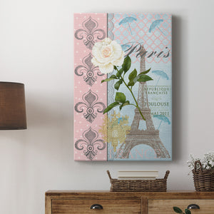 La Vie en Rose II Premium Gallery Wrapped Canvas - Ready to Hang