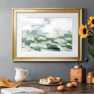 Verdant Hillside II - Modern Framed Art Print