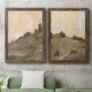 Hillside Walking Path III - Barnwood Framed Canvas Set