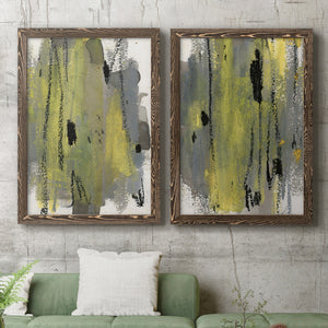 Loft Pastel I - Barnwood Framed Canvas Set