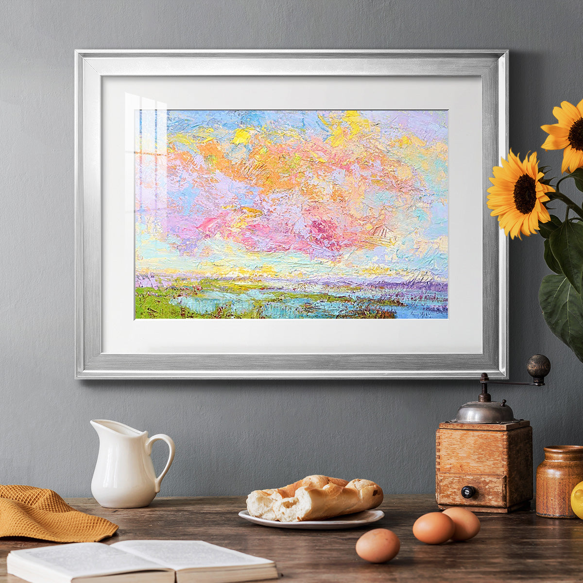 On a Summer's Eve Premium Framed Print - Ready to Hang