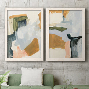 Palette Meld I - Barnwood Framed Canvas Set