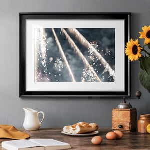 Celestial Glimmer - Modern Framed Art Print