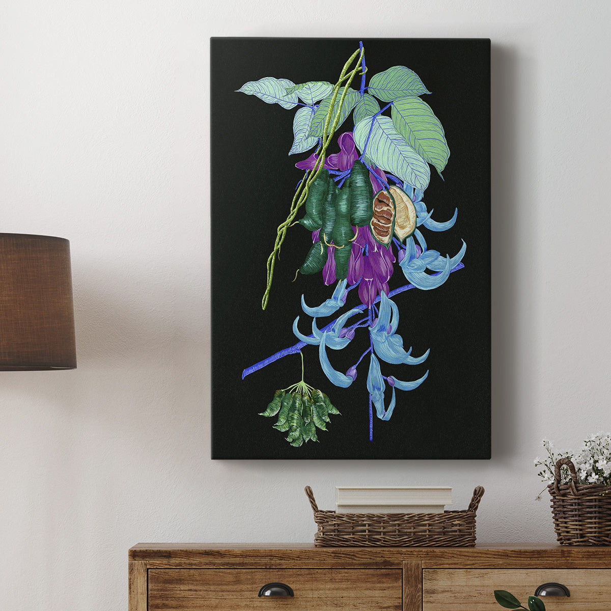 Jade Vine I Premium Gallery Wrapped Canvas - Ready to Hang