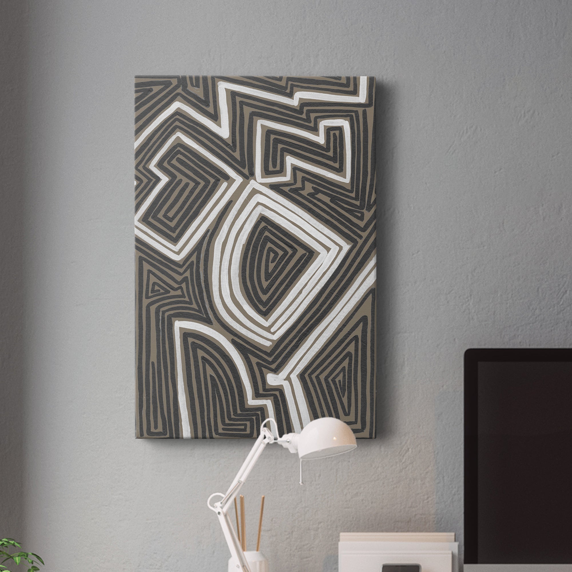 Abstract Maze III Premium Gallery Wrapped Canvas - Ready to Hang