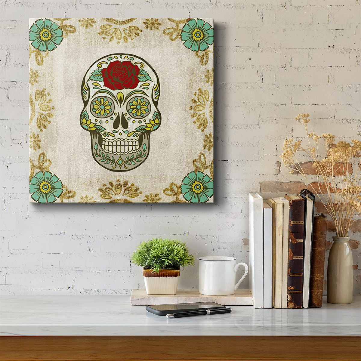 Day of the Dead III-Premium Gallery Wrapped Canvas - Ready to Hang