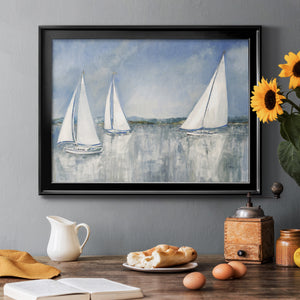 Catching the Breeze - Modern Framed Canvas Print