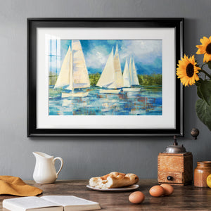 Clear Sailing - Modern Framed Art Print