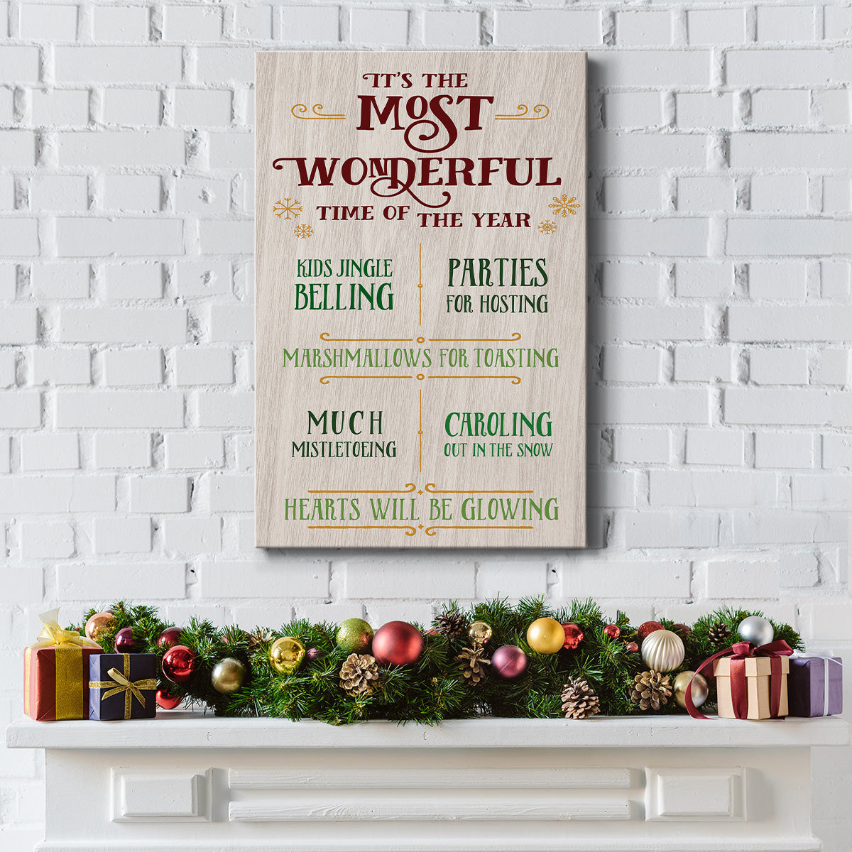 Most Wonderful - Gallery Wrapped Canvas