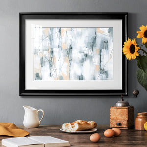 Stone Hatchmarks I - Modern Framed Art Print