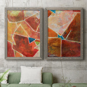 Primary Connection VII - Barnwood Framed Canvas Set