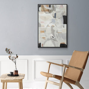Windswept - Framed Premium Gallery Wrapped Canvas L Frame - Ready to Hang