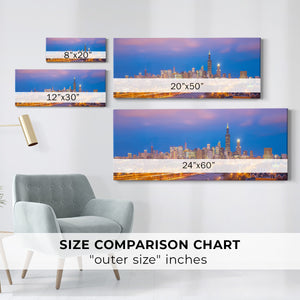 Chicago Skyline IV - Gallery Wrapped Canvas