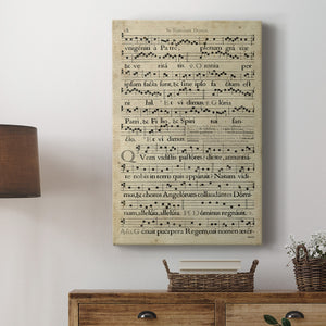 Vellum Songbook III - Canvas Art Print