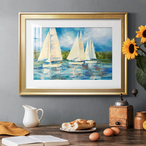 Clear Sailing - Modern Framed Art Print