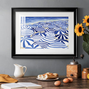 Candy Bowl Prussian Blue - Modern Framed Art Print