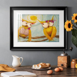 Hoos Branch for Two - Modern Framed Art Print