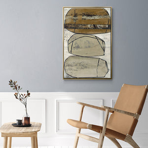 Dim Sum I - Framed Premium Gallery Wrapped Canvas L Frame - Ready to Hang