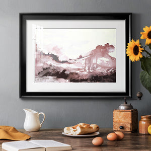 Pink Scenery - Modern Framed Art Print