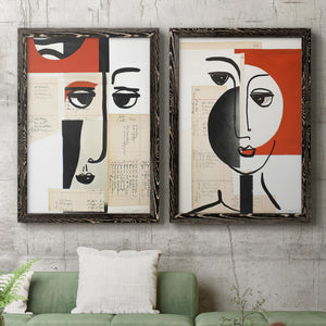 Faces of A Century III - Barnwood Framed Canvas Set