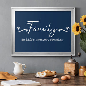 Family Greatest Blessing - Modern Framed Canvas Print