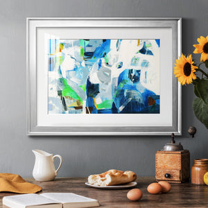 Down the Rapids - Modern Framed Art Print