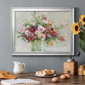 Just Peachy - Modern Framed Canvas Print