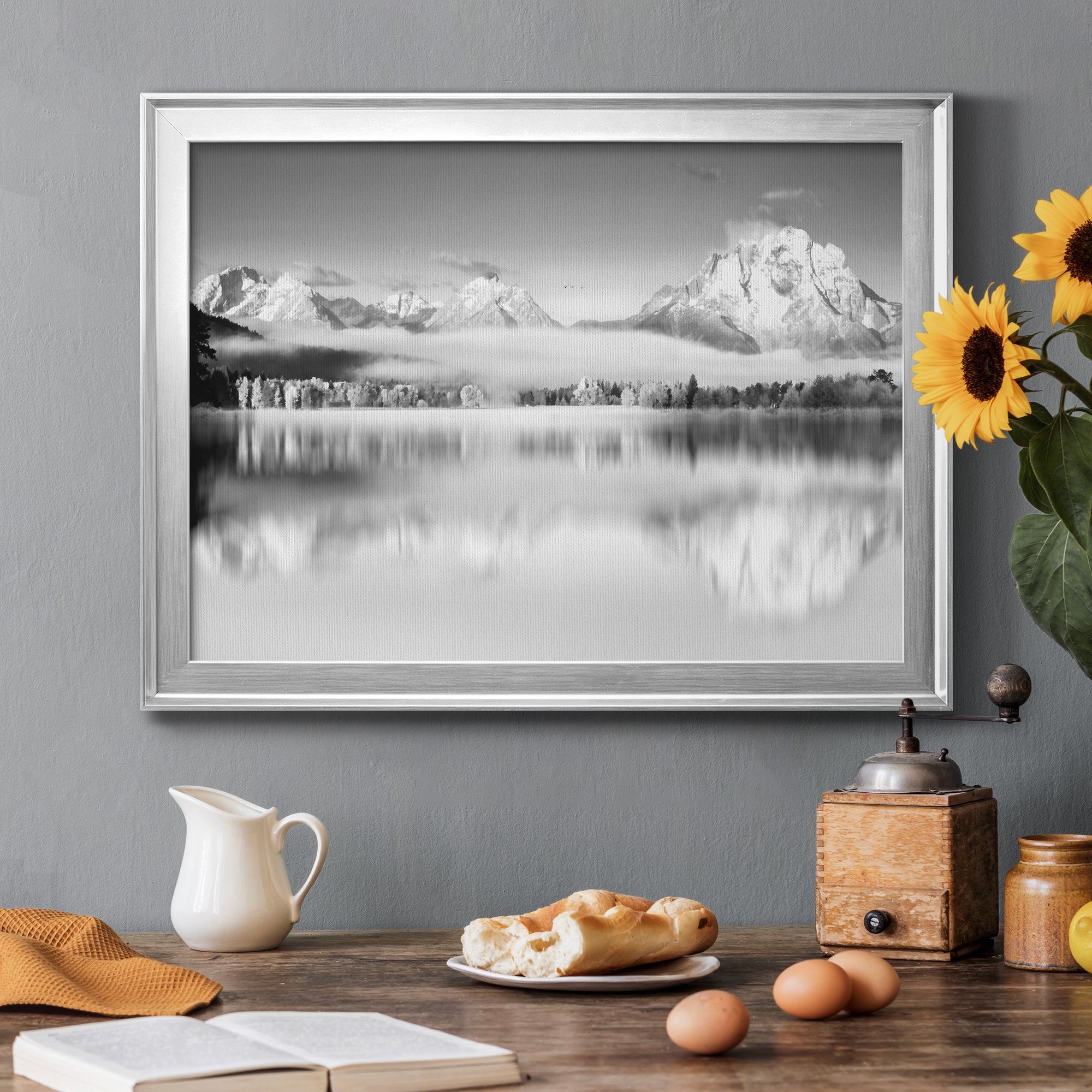 Peak Reflection Premium Classic Framed Canvas - Ready to Hang