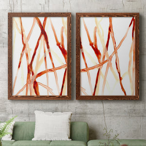 Runnel V - Barnwood Framed Canvas Set