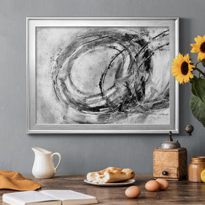 Infinity Rings I - Modern Framed Canvas Print
