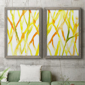 Runnel III - Barnwood Framed Canvas Set