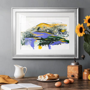 Silent Mountain V - Modern Framed Art Print