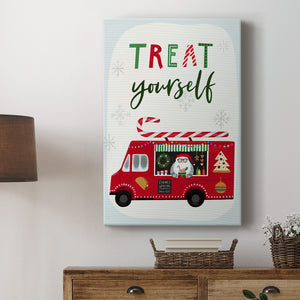Santa's Foodtruck Collection B - Canvas Art Print