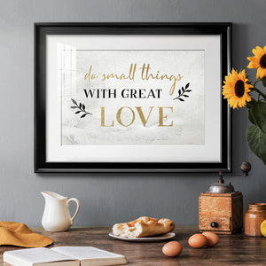 Small Things Gold - Modern Framed Art Print