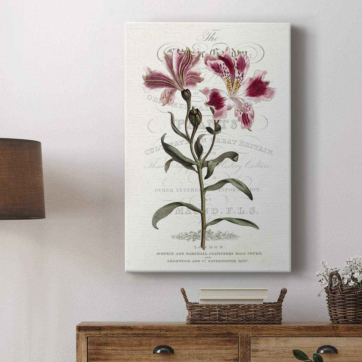 Flower Garden Varietals II Premium Gallery Wrapped Canvas - Ready to Hang