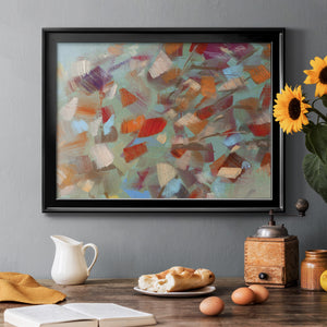 Confetti Party - Modern Framed Canvas Print
