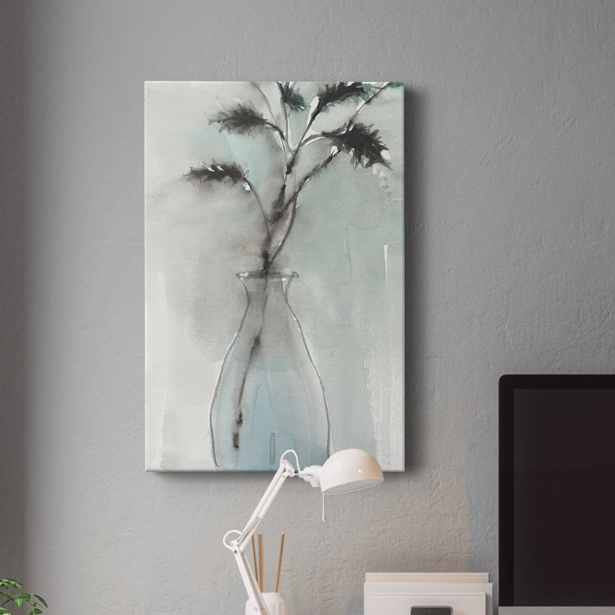 Soft Ferns I Premium Gallery Wrapped Canvas - Ready to Hang