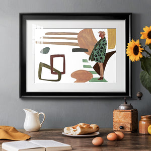 Vintage Vibes V - Modern Framed Art Print