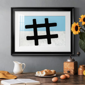 Hashtag - Modern Framed Art Print