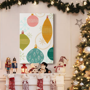 Modern Holiday Collection B Premium Gallery Wrapped Canvas - Ready to Hang