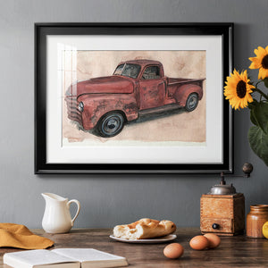 Antique Pickup I Premium Framed Print - Ready to Hang