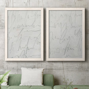 Scrabble I - Barnwood Framed Canvas Set