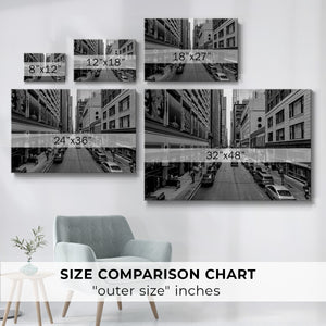 Vintage Chicago Street I - Gallery Wrapped Canvas