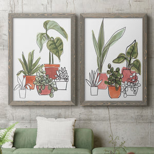 Home Grown I - Premium Framed Canvas 2 Piece Set - Ready to Hang