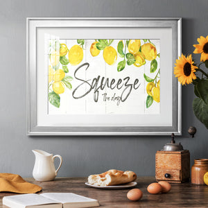 Lemon Squeeze - Modern Framed Art Print