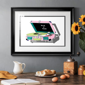 Record Shop I - Modern Framed Art Print