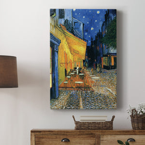 CafÃ© Terrace at Night - Canvas Art Print
